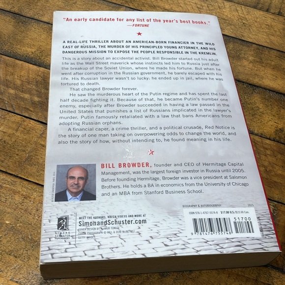 Book | Red Notice by Bill Brower softcover - Picture 5 of 6